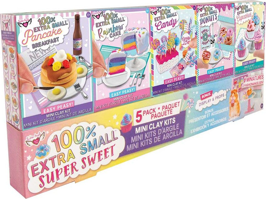 100% Extra Small Mini Clay Sweets 5-Pack