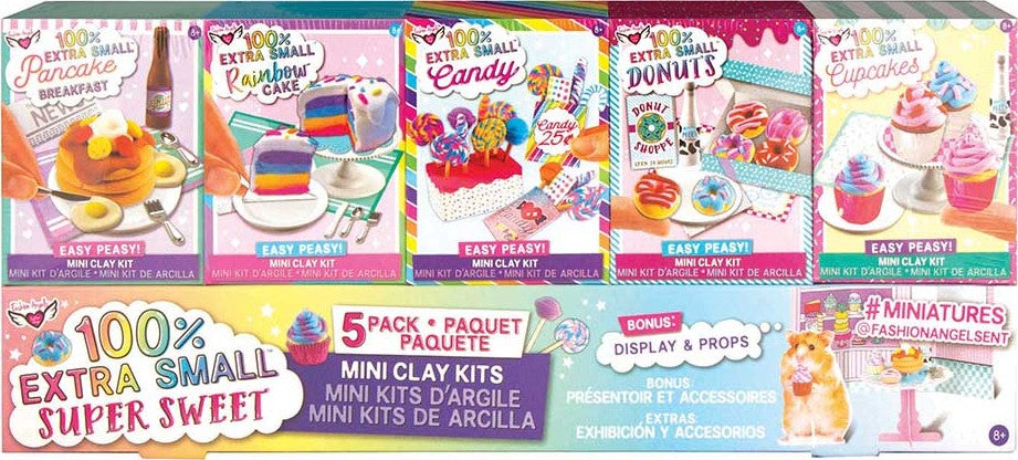 100% Extra Small Mini Clay Sweets 5-Pack