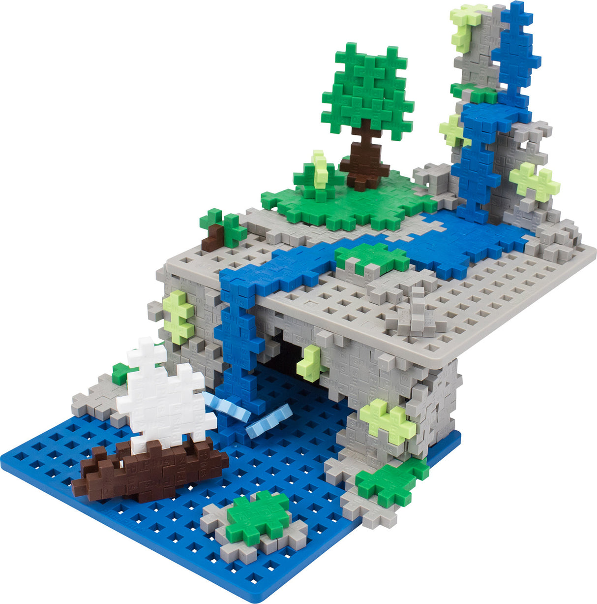 Baseplate Duo - Gray and Blue