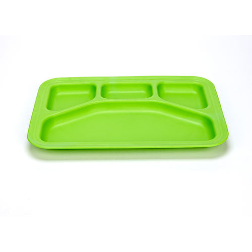 Green Eats Divided Tray-1 Tray Per Sales Unit-green