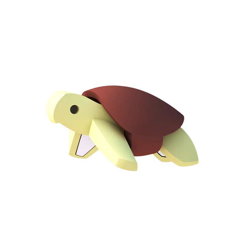 Halftoys - GREEN TURTLE