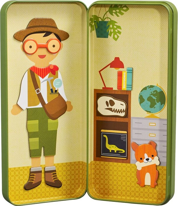 Shine Bright Dino Discovery Magnetic Dress Up