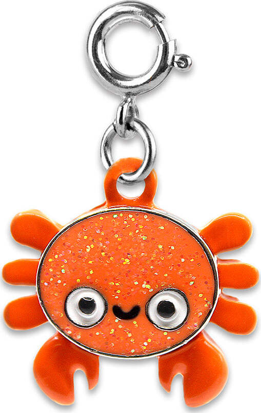 Glitter Crab Charm