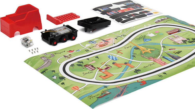 Line Tracking Sightseeing Bus