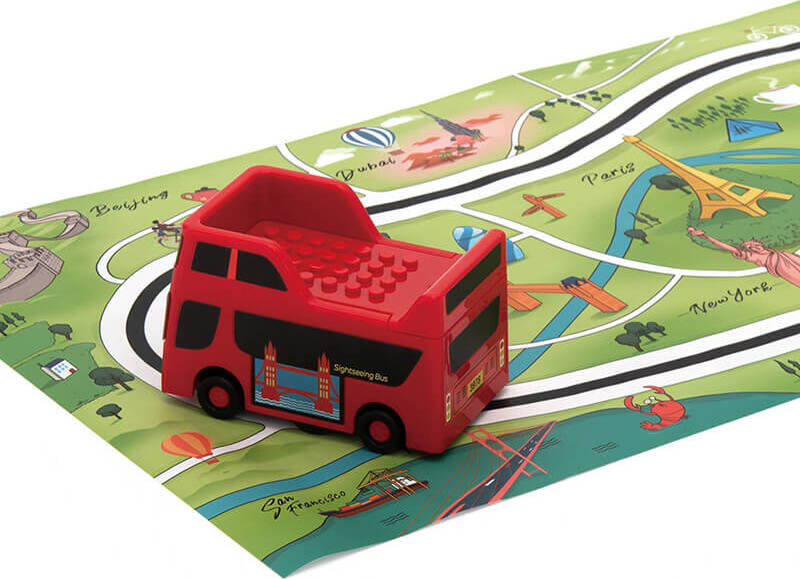 Line Tracking Sightseeing Bus