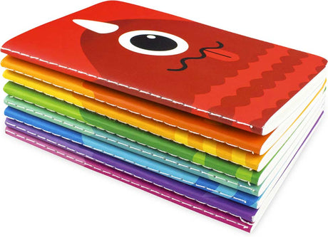 Mini Pocket Pal Journals - Monster (Set of 8)