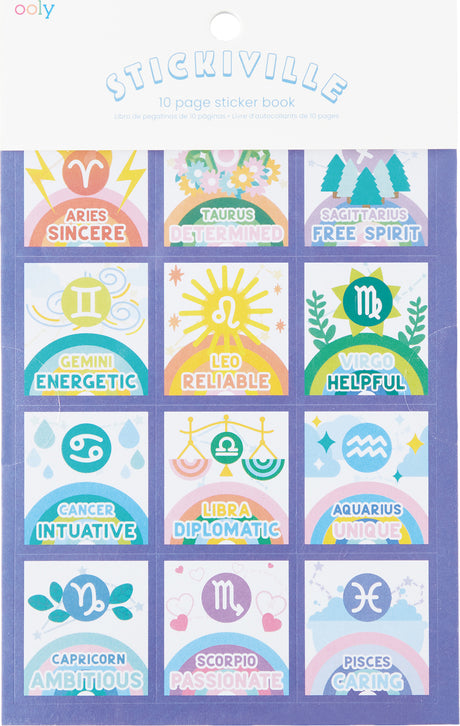 Stickiville Book - Zodiac (Matte Paper)