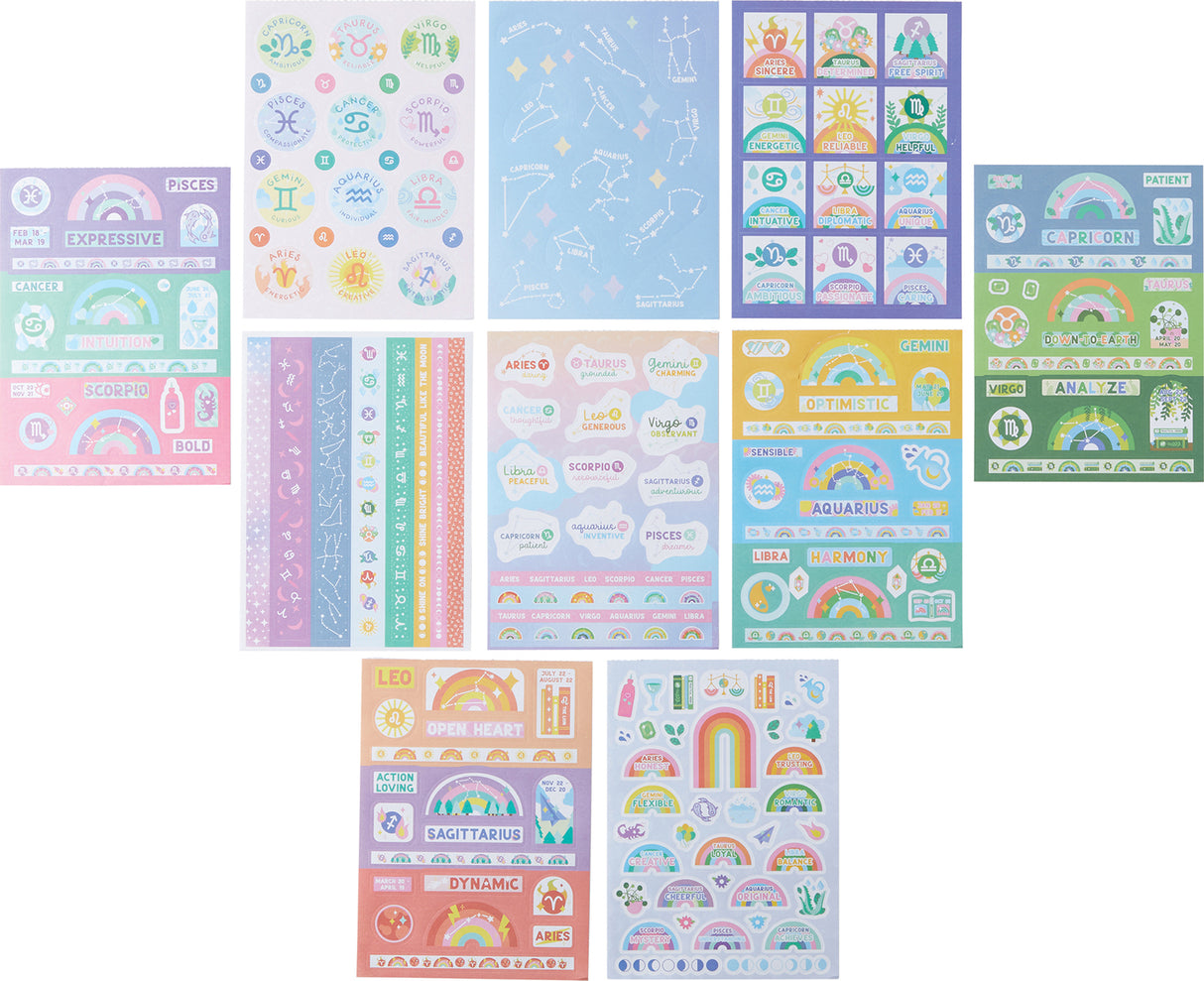 Stickiville Book - Zodiac (Matte Paper)