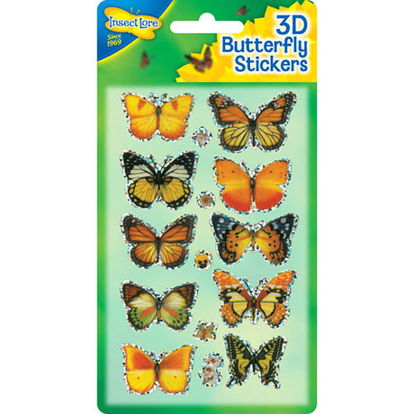 3D Butterfly Stickers