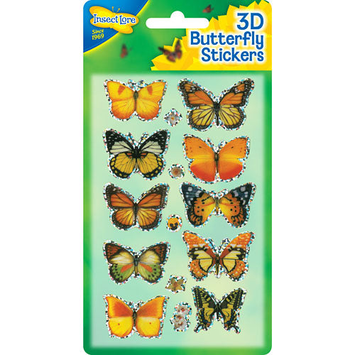 3D Butterfly Stickers