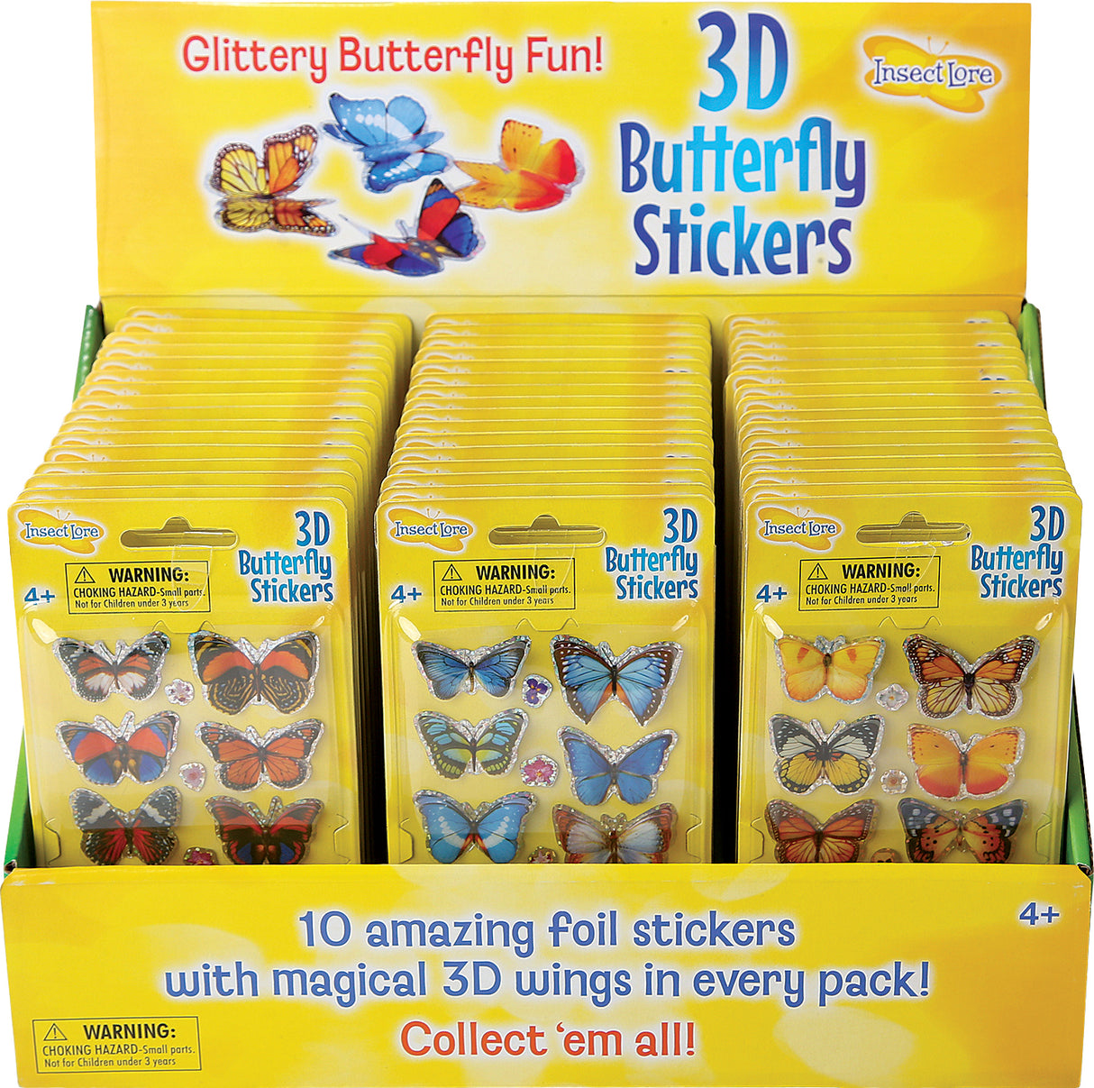 3D Butterfly Stickers