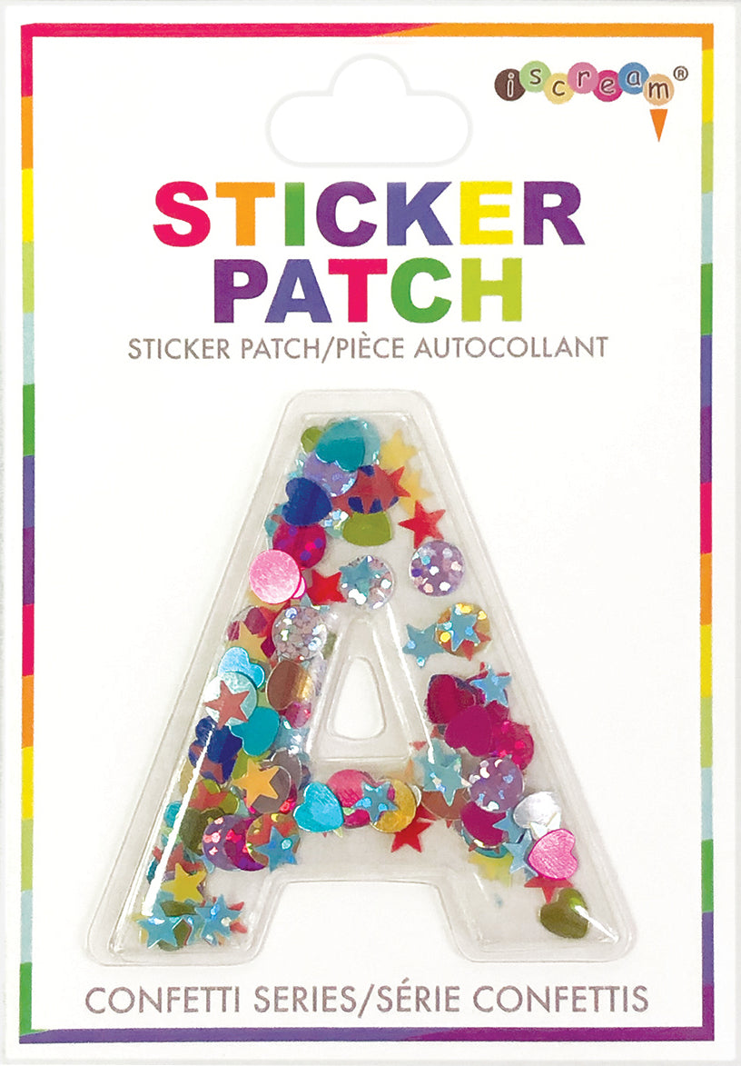 Confetti Letter Patch