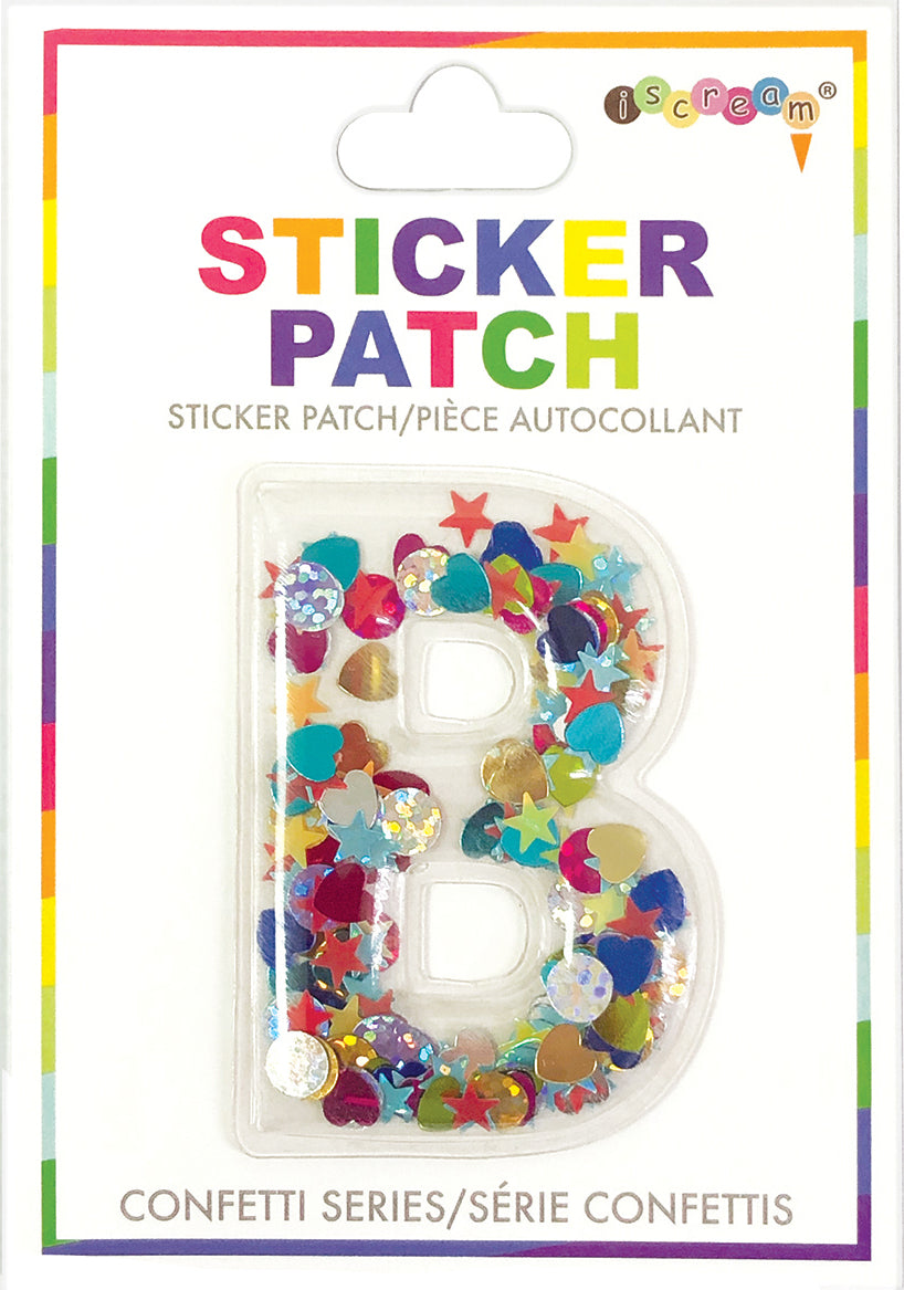 Confetti Letter Patch