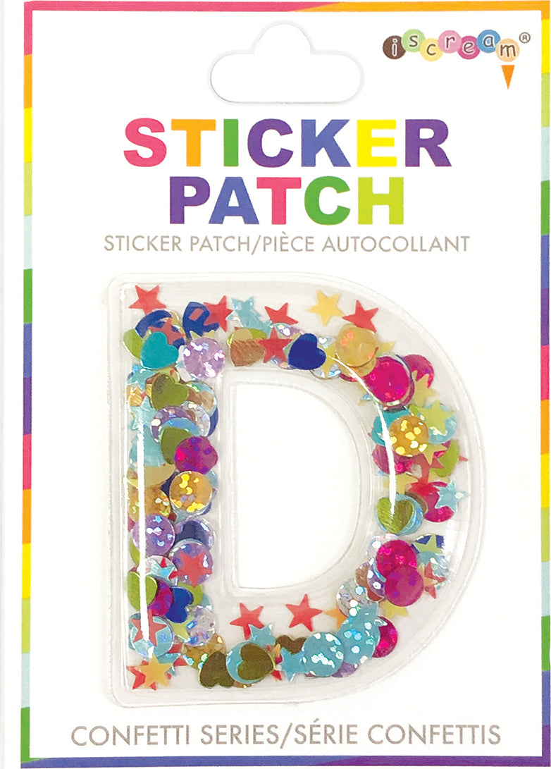 Confetti Letter Patch