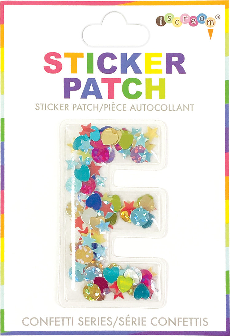 Confetti Letter Patch