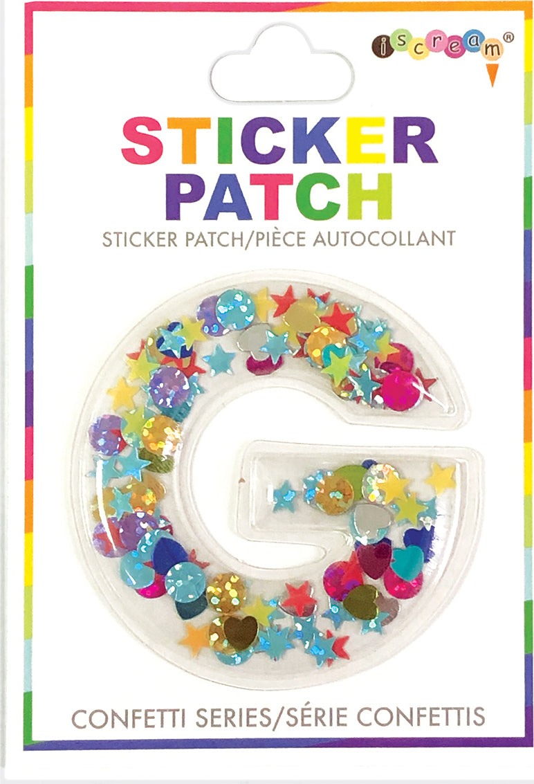 Confetti Letter Patch