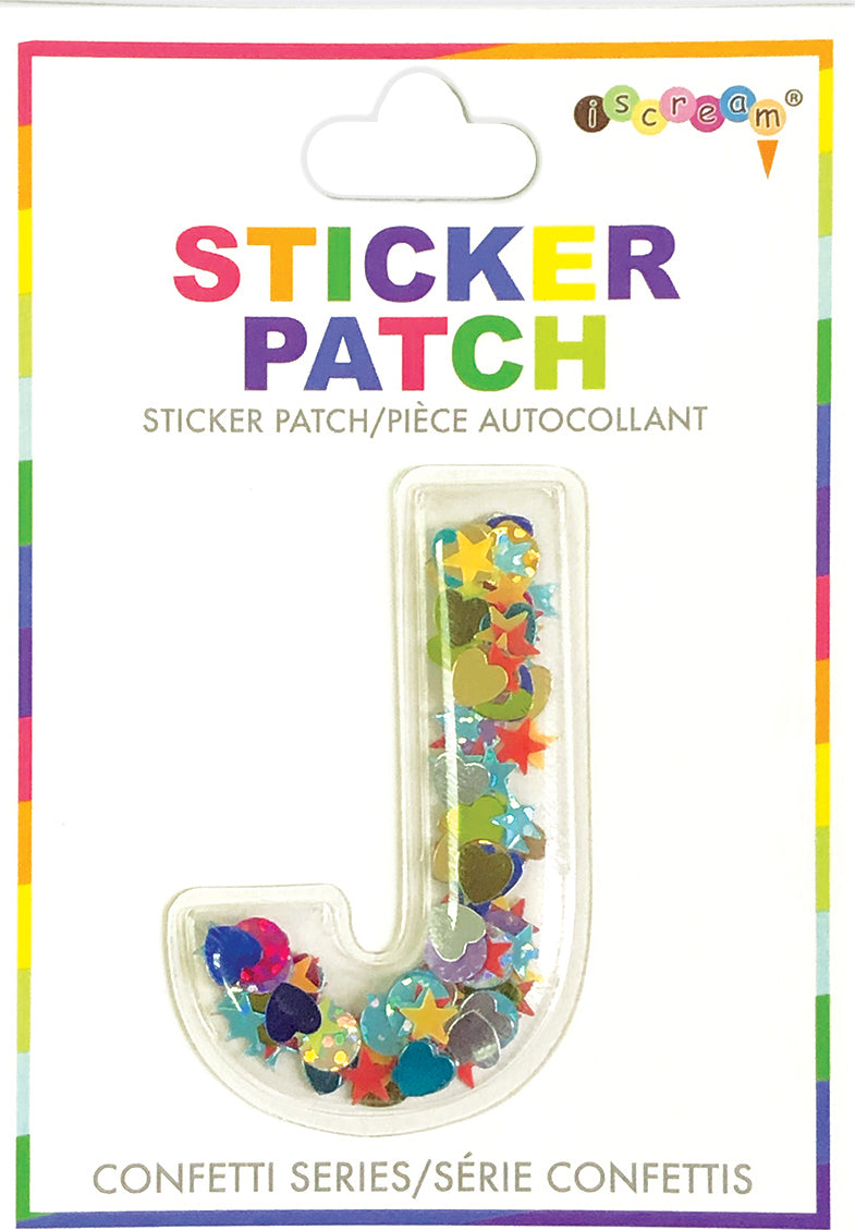 Confetti Letter Patch
