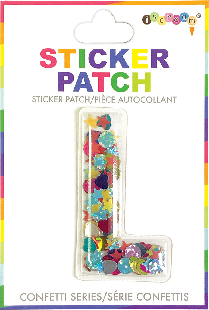 Confetti Letter Patch