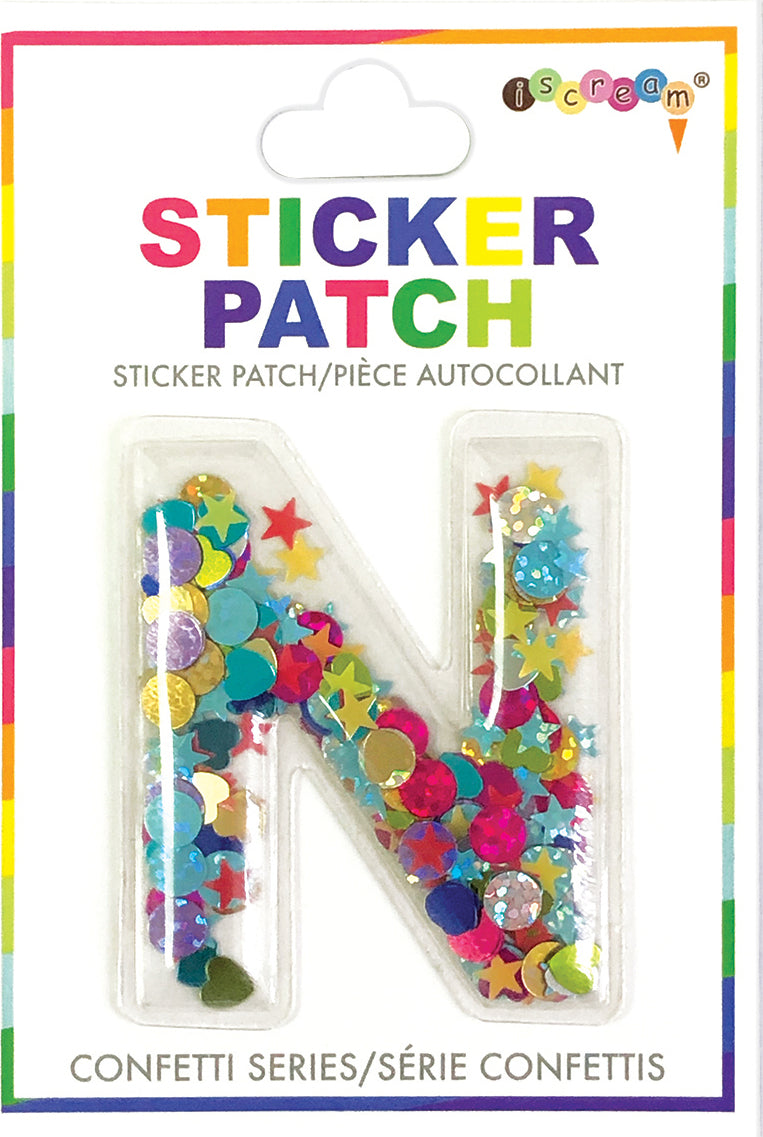 Confetti Letter Patch