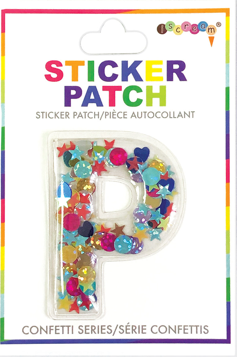 Confetti Letter Patch