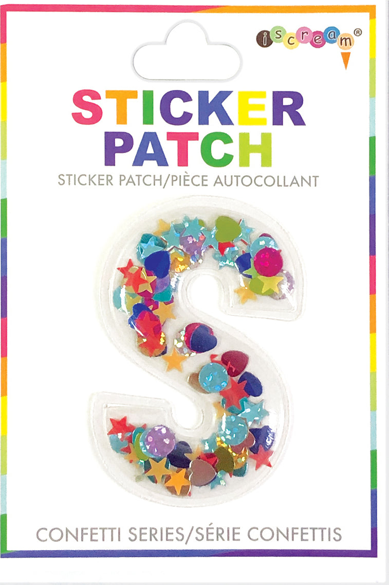 Confetti Letter Patch