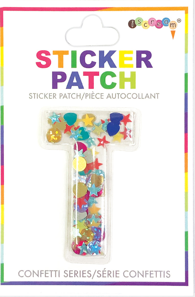 Confetti Letter Patch