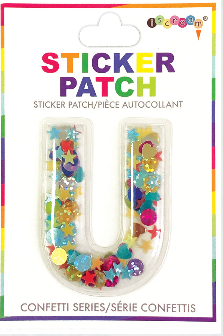 Confetti Letter Patch