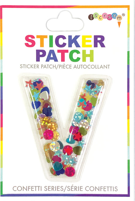 Confetti Letter Patch