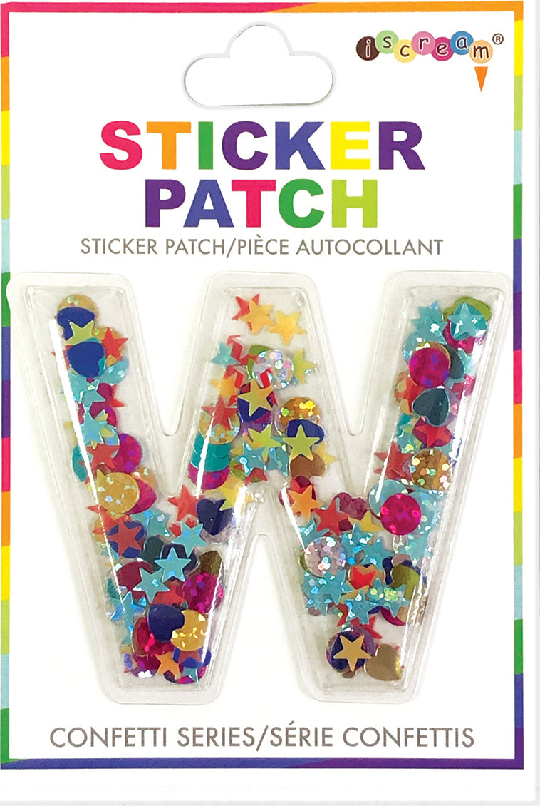 Confetti Letter Patch