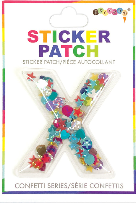 Confetti Letter Patch