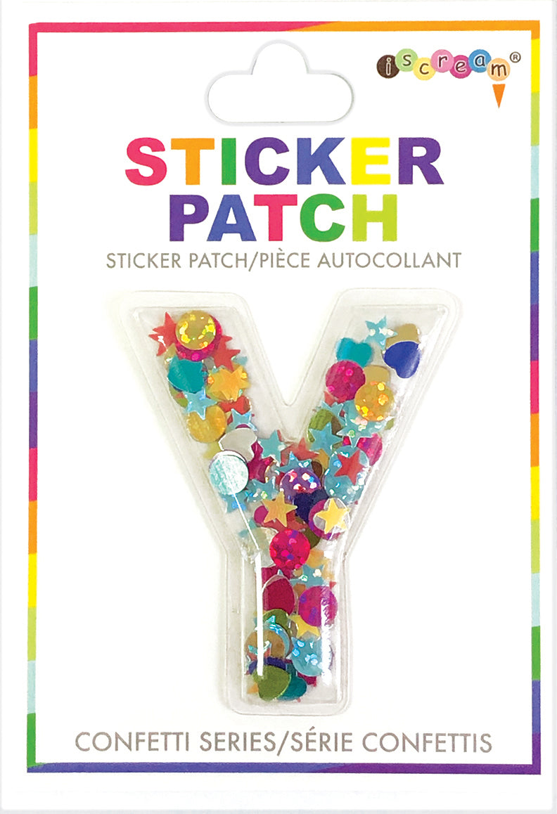 Confetti Letter Patch