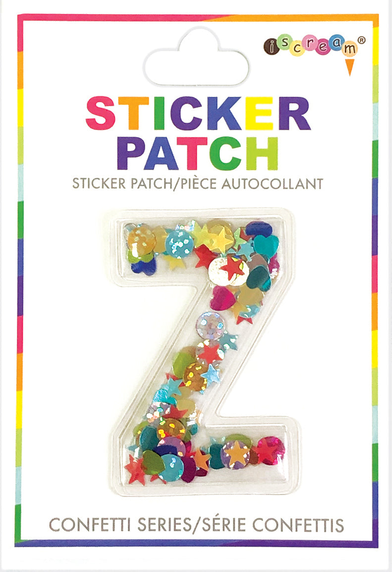 Confetti Letter Patch