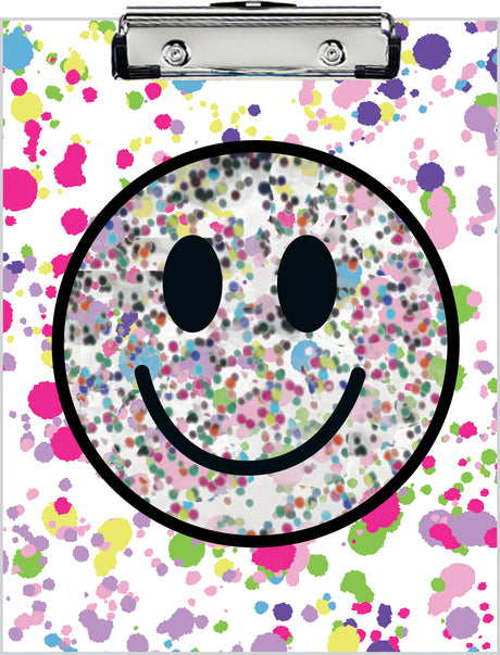 Clipboard Happy Face Confetti