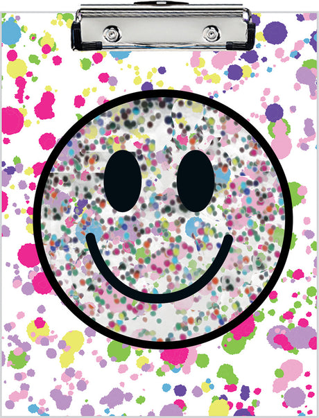 Clipboard Happy Face Confetti