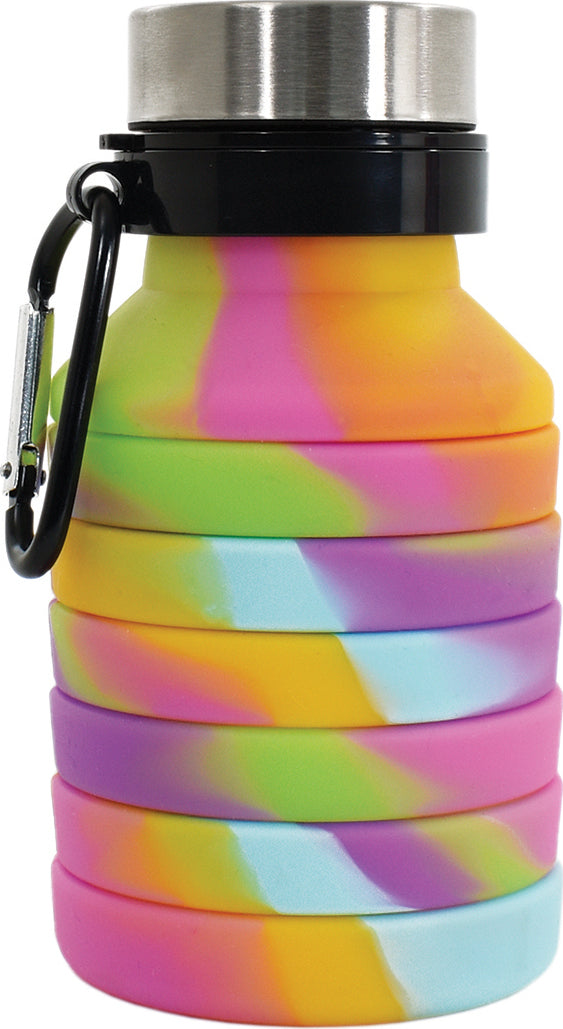 Tie Dye Collapsible Water Bottle