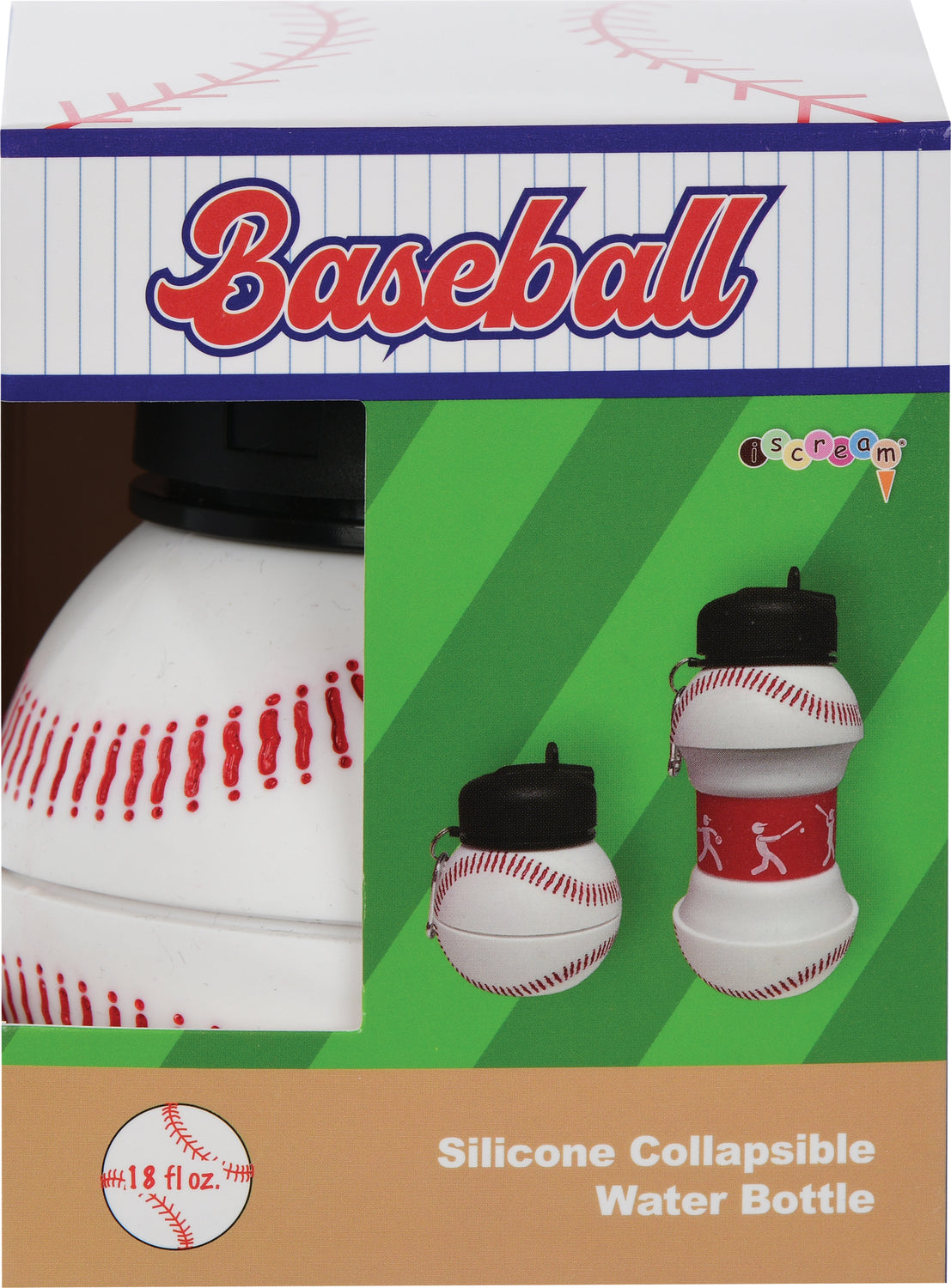 Baeball Silicone Collapsible Water Bottle