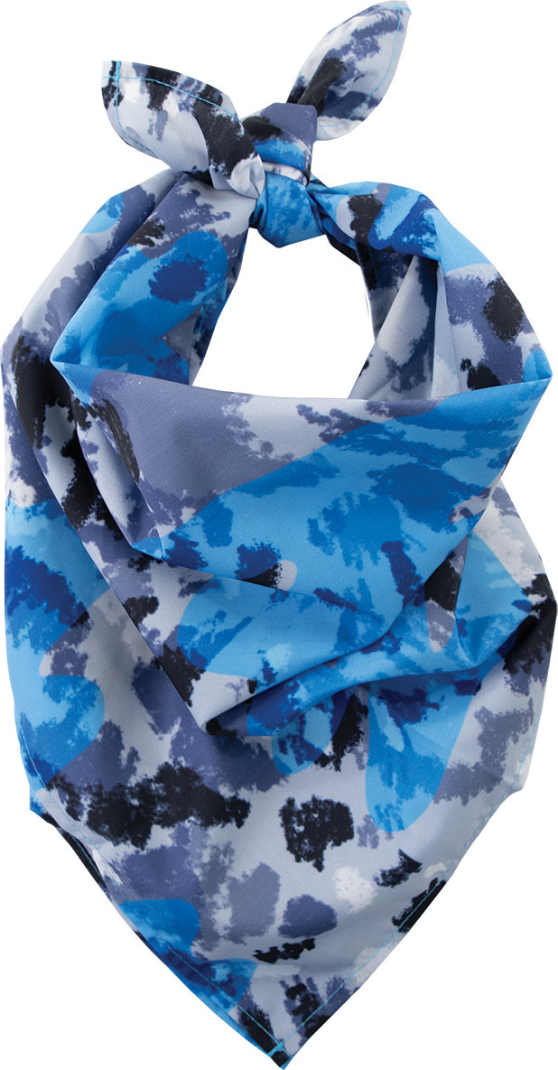 Blue Tie Dye Bandana