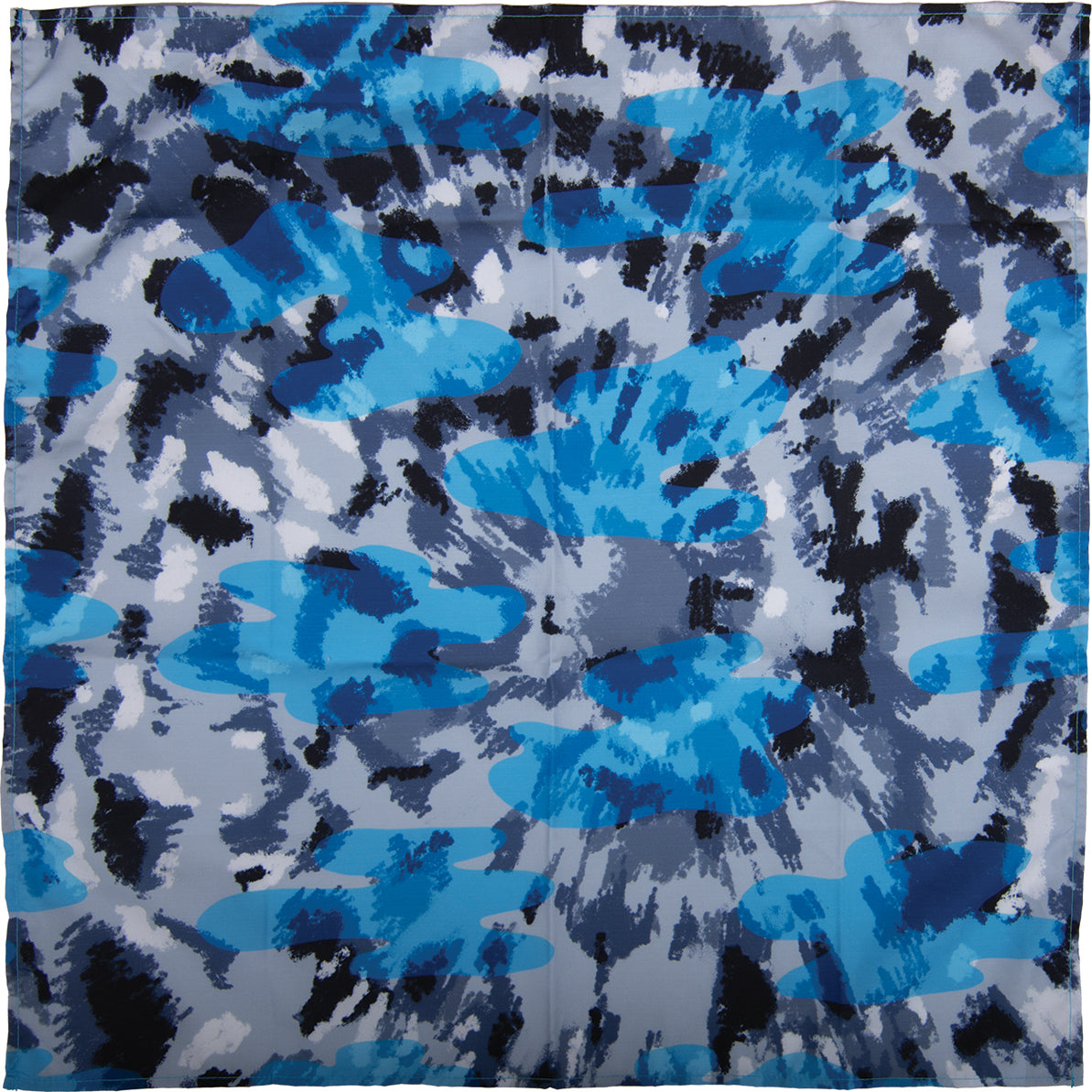 Blue Tie Dye Bandana