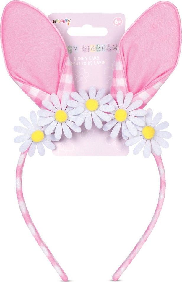 Daisy Gingham Bunny Ears