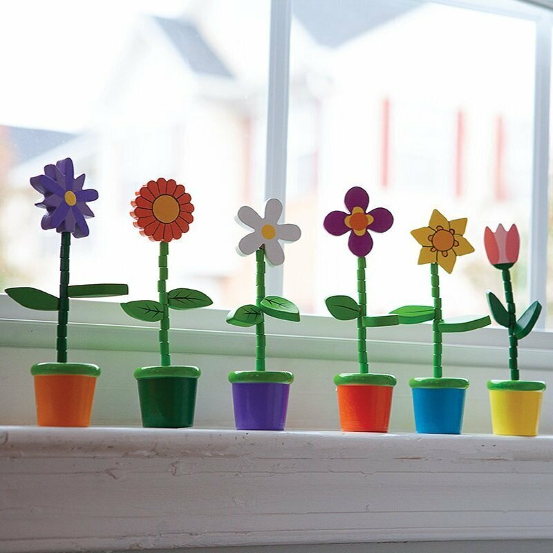 Push Puppet Flowers (assorted)