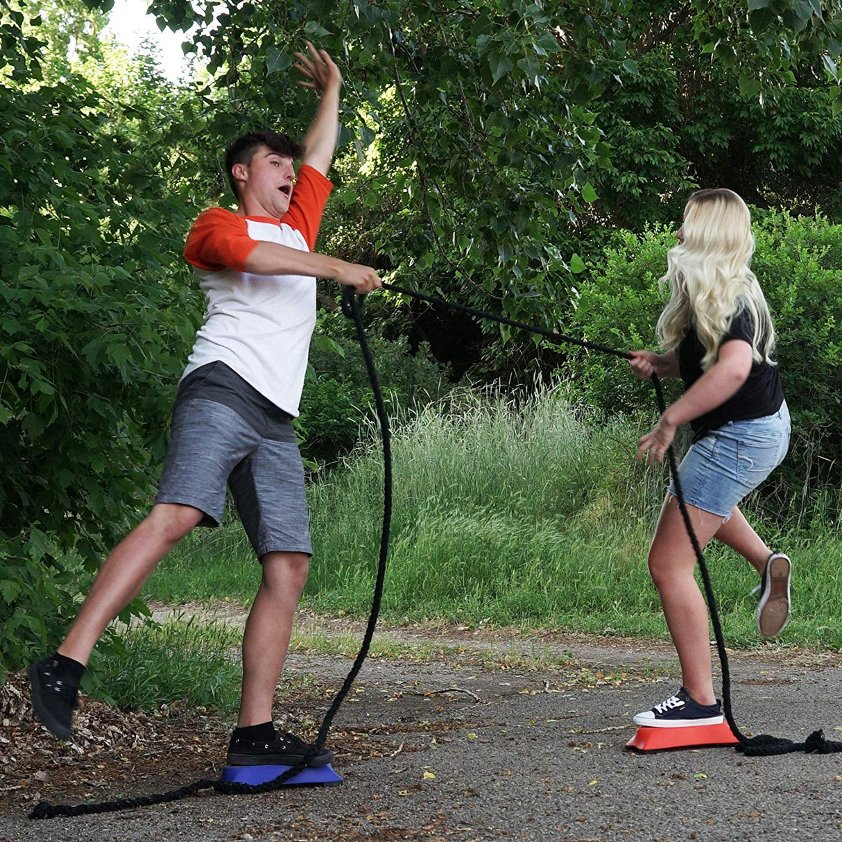 Hoosker Doosker Tug of War - The Game of B.S. - Balance and Skill