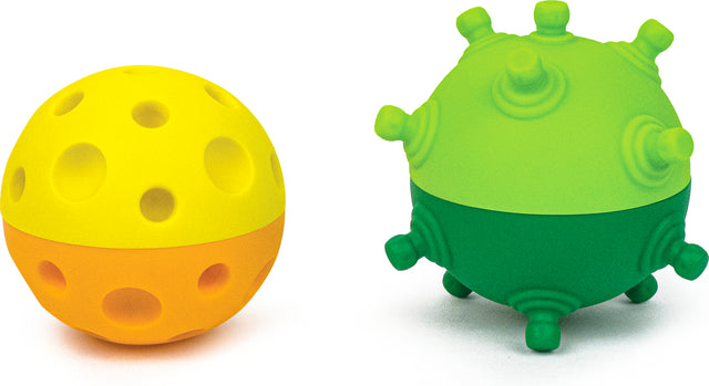 2 Sensory Balls And Beads - 12 Pcs