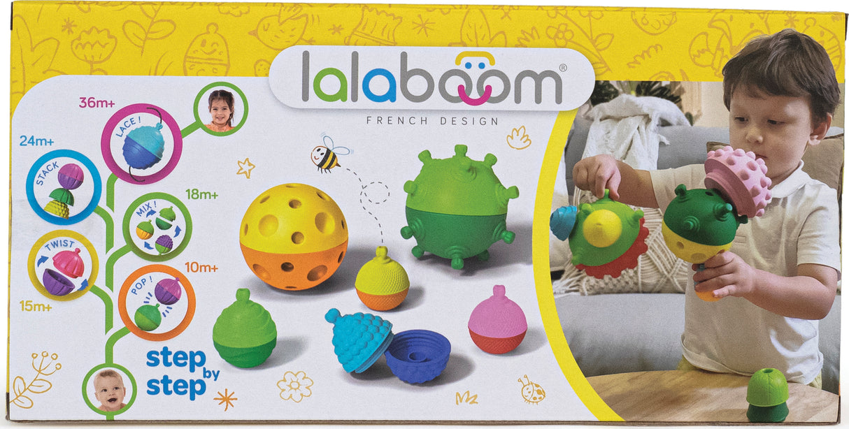 2 Sensory Balls And Beads - 12 Pcs