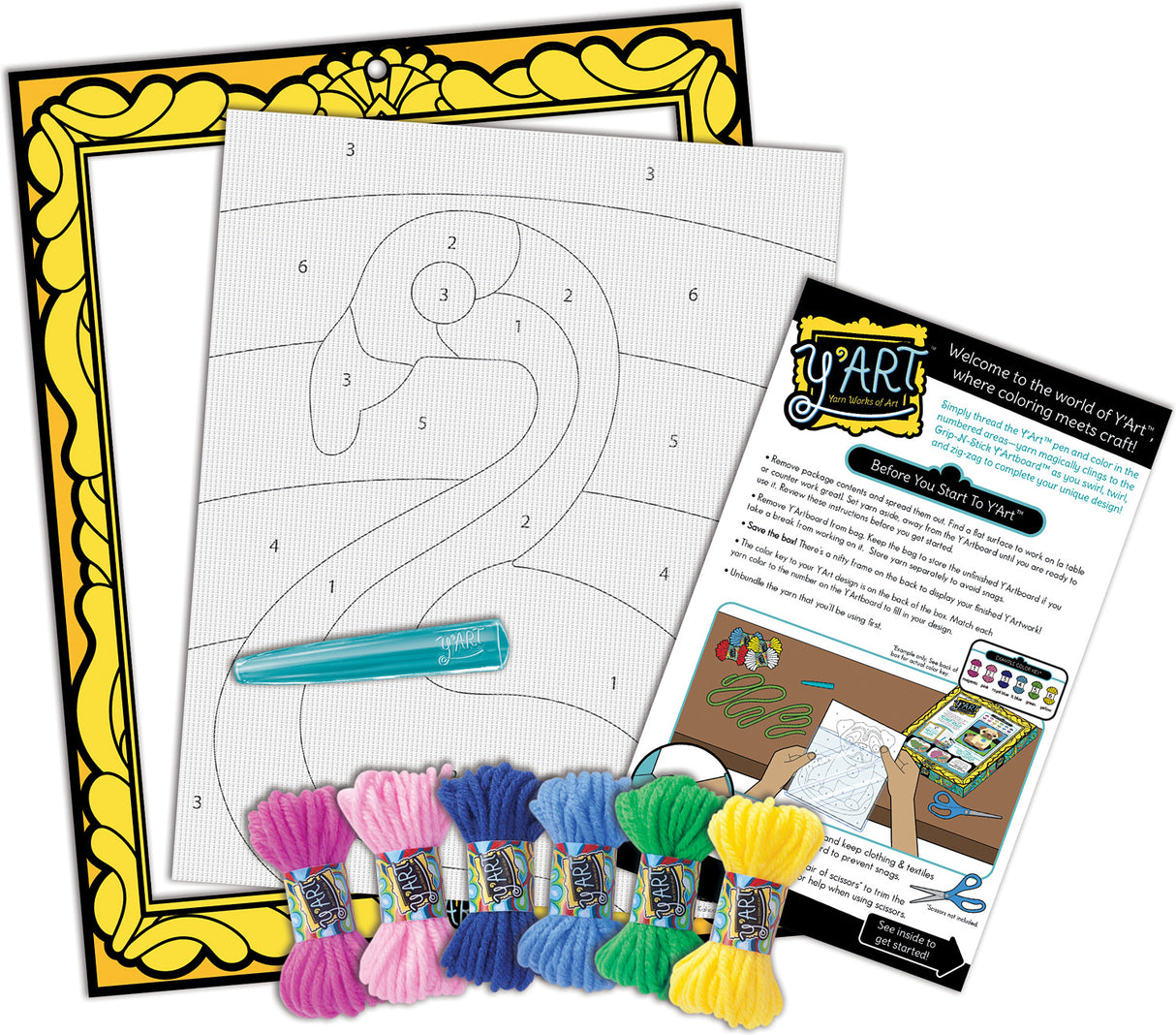Y'Art Craft Kit - Flamingo