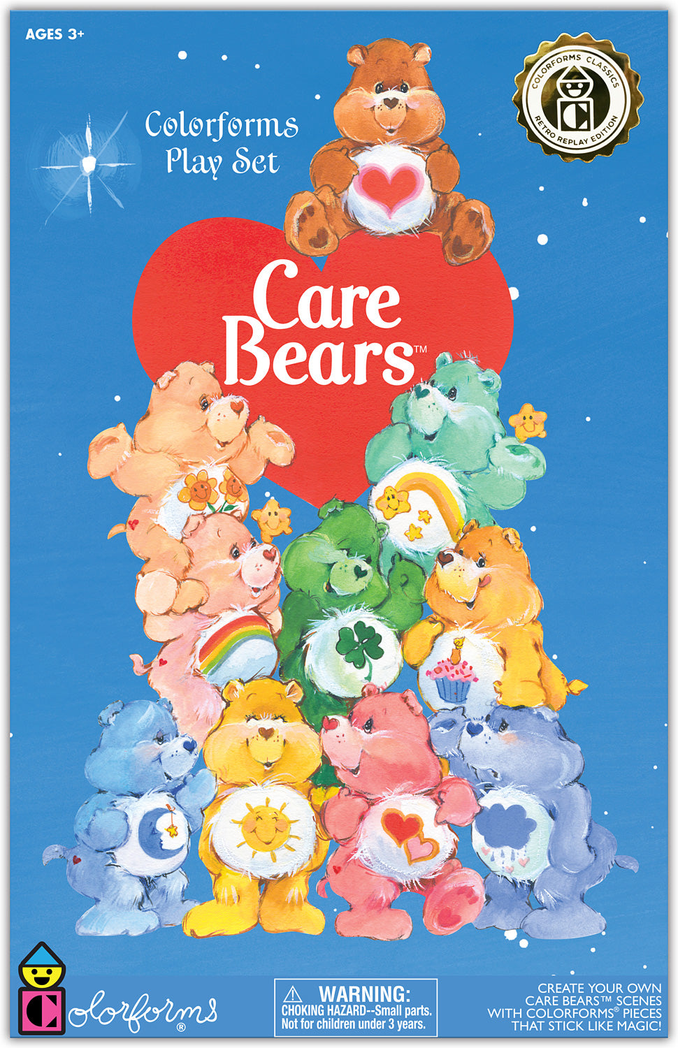 Colorforms Retro: Care Bears