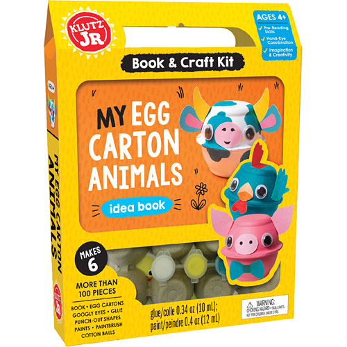 KLUTZ JR. MY EGG CARTON ANIMALS