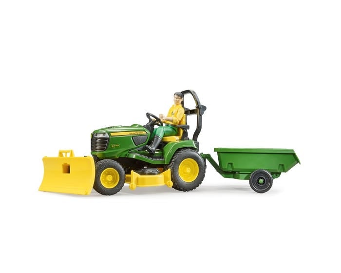 John Deere lawn tractor w trai