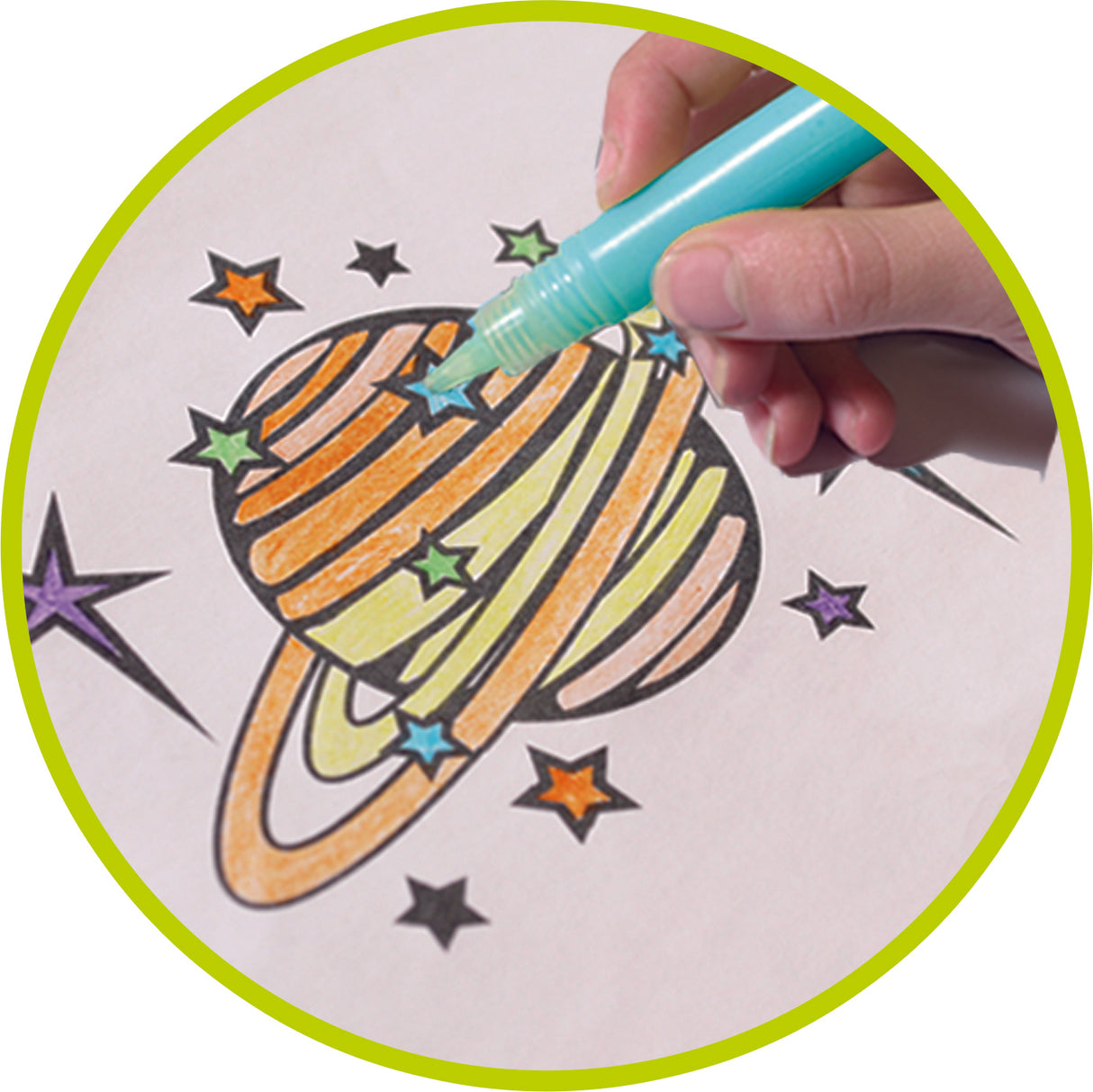 Glow-In-The-Dark Color Pens, 3 Pens