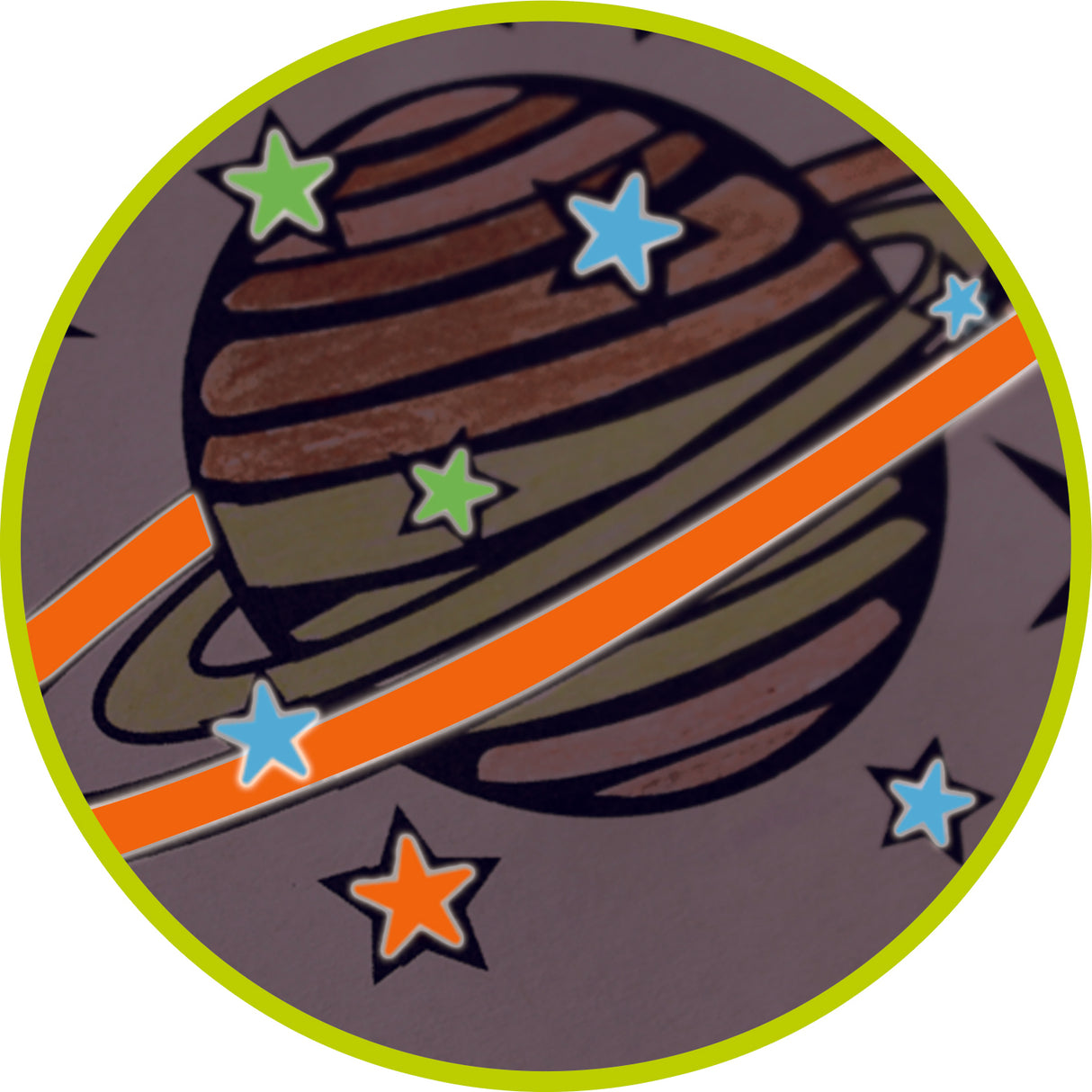 Glow-In-The-Dark Color Pens, 3 Pens