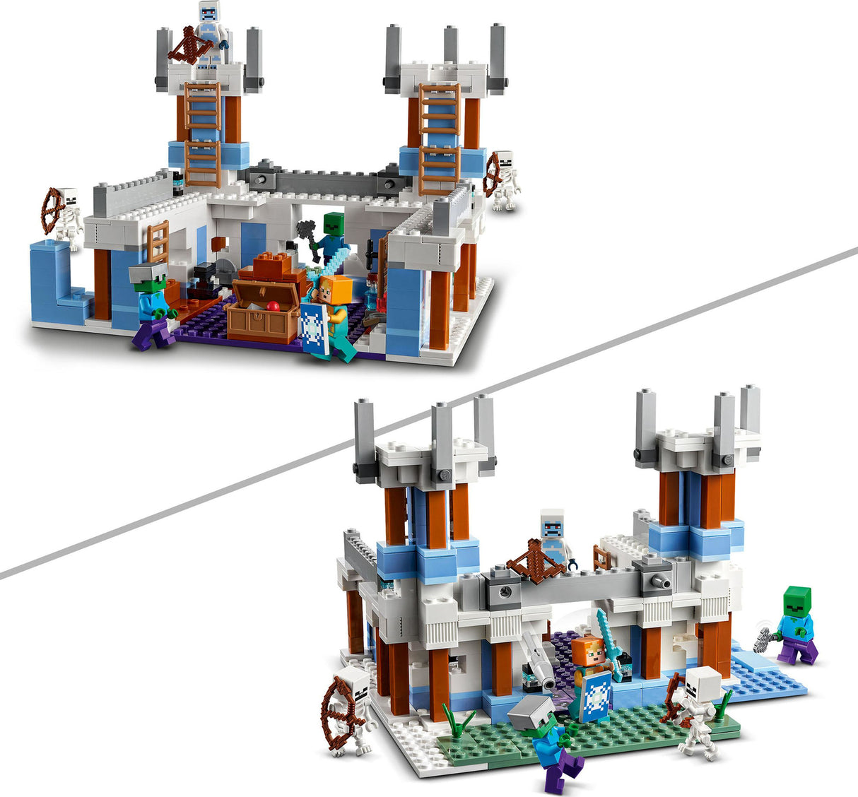 LEGO® Minecraft The Ice Castle Toy Building Set